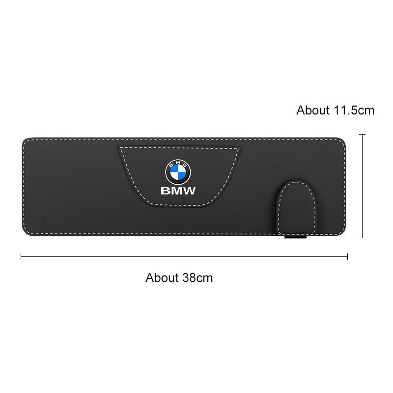 Leather Car Sunshade Extender Plate Glasses Storage Clip For BMW 1 3 5 6 7 Series X1 X3 X5X6 g30 g20 g45 g60 g70 e90 e60 e46 f10 II9