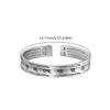 Engraved Cuff Bracelet Vintage Silver-Tone Alloy Wrist Bangle with Open Slip-On Design for Everyday Outfits and Casual Simple Gifting