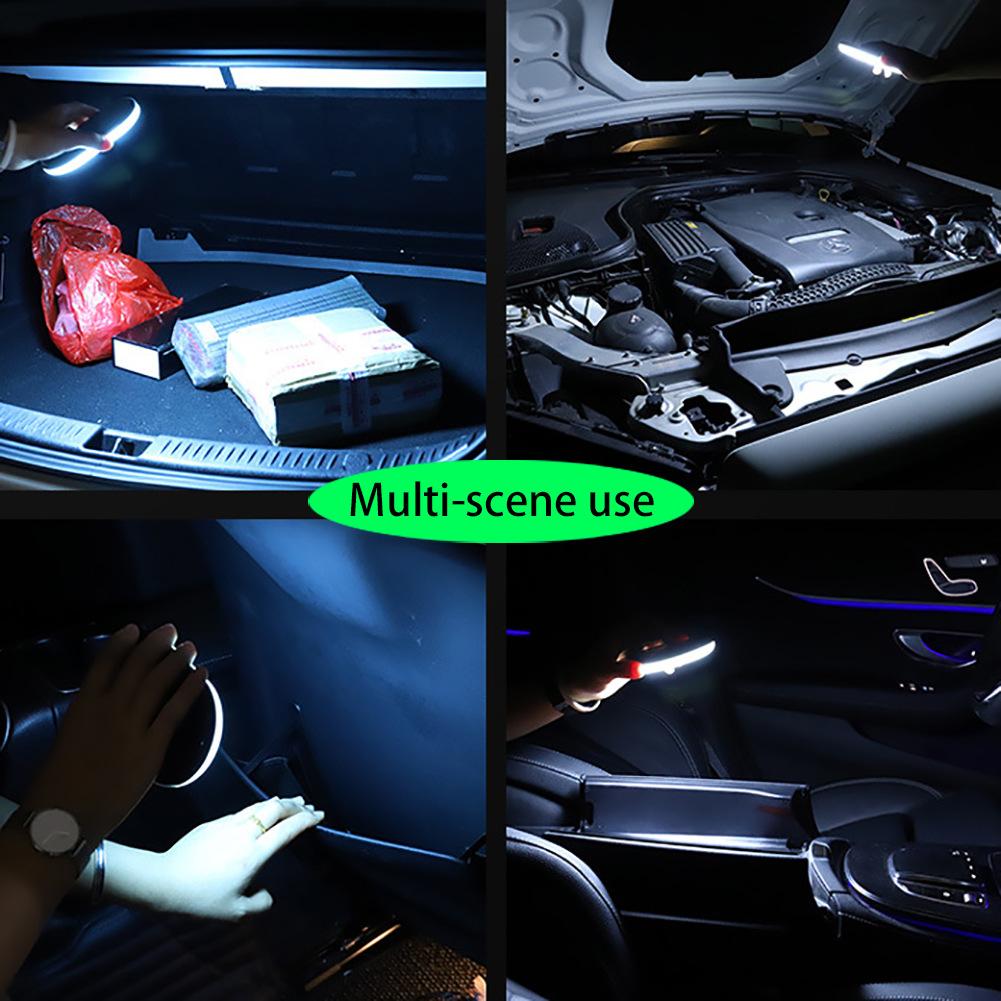 Car Roof Light Interior Lighting Magnetic Ceiling Atmosphere Light Reading Light Cabinet Bedroom Lighting Wireless USB Charging Dome Lights 6