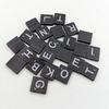 100 Pcs English Letter Alphabet Wooden Cube Blocks  Kids Game Educational Toy