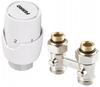 Straight Thermostatic Valve Set for Bottom-Connected Radiators with GT20 Head