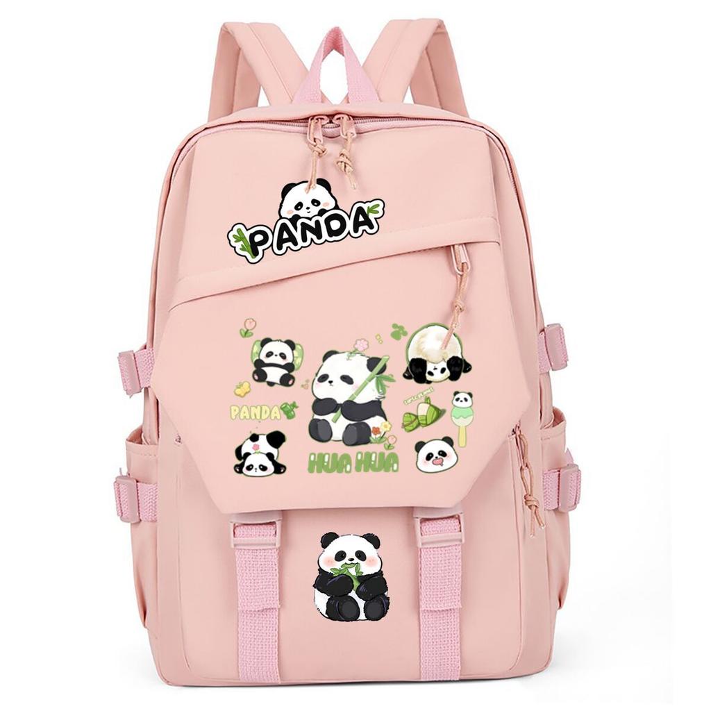 Panda Huahua Large Capacity Lightweight Casual Backpack High Value Simple Student School Bag