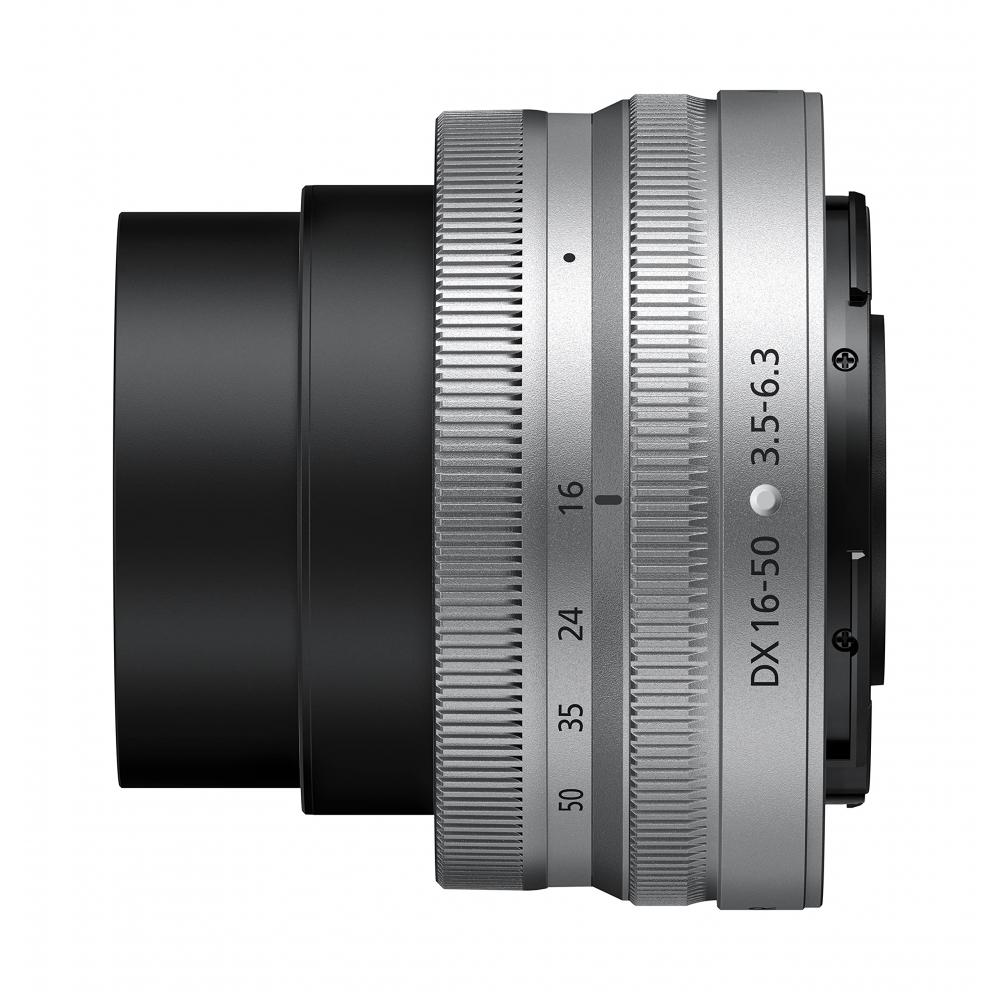 Nikon Standard Zoom Lens NIKKOR Z DX 16-50mm F3.5-6.3 VR Silver Z Mount DX Lens NZDXVR16-50SL