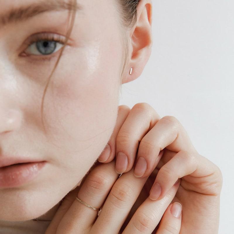 byweekend [Mamre]14k Stick earring(short)