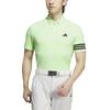 Golf 3 Stripes Mesh Vent Polo Green Spark [Adidas Golf] Men's