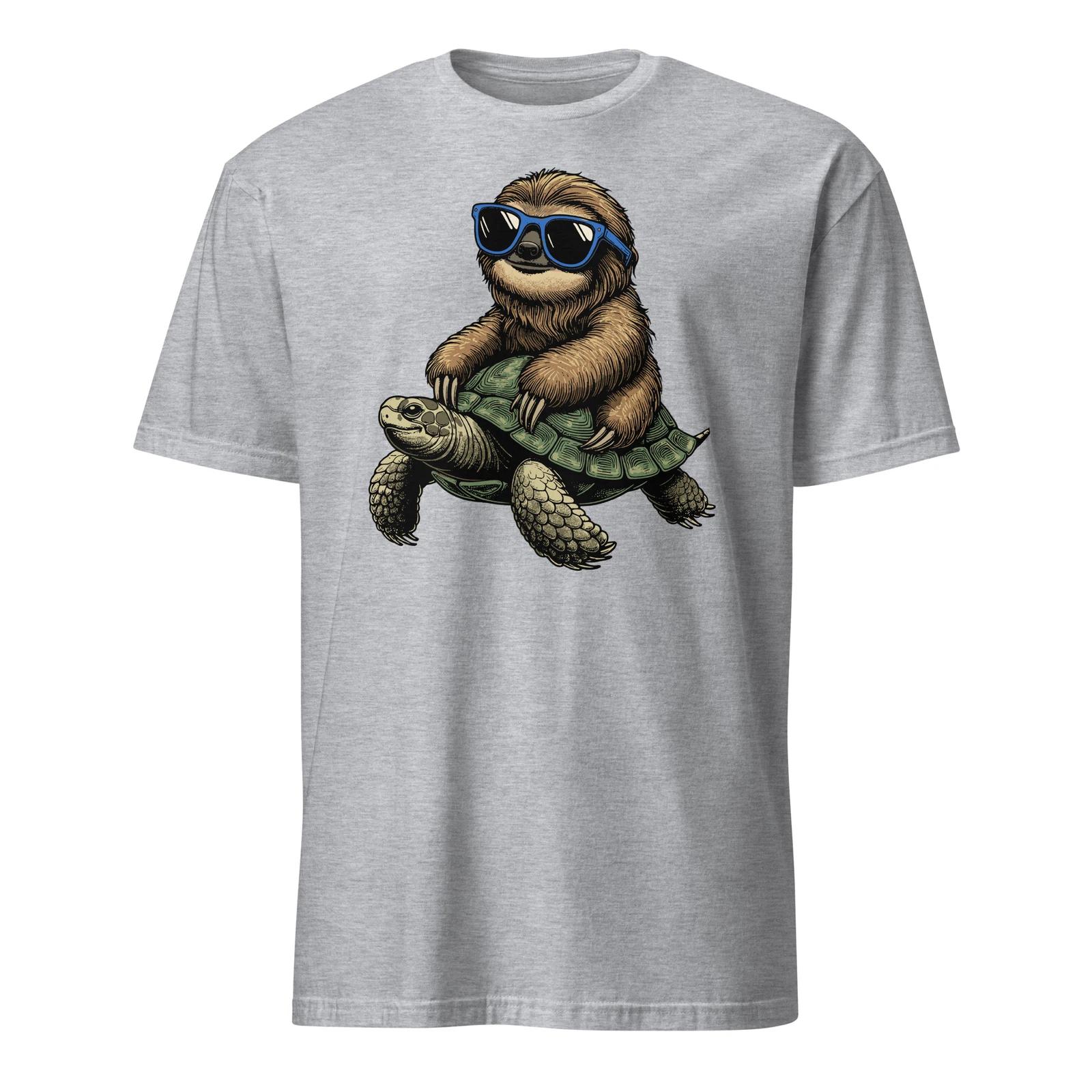 

Sloth Turtle Shirt Sloth Riding Tortoise Speed is Relative T-Shirt Size S-3XL M