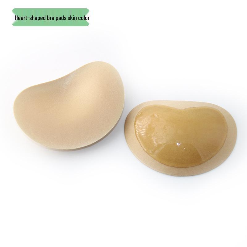 

Дышащие самоклеящиеся вставки для бюстгальтера и купальника в форме сердца для женщин Skin Color