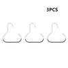 5pcs Baseball Cap Hat Rack Organizer Stainless Steel Hat Hanger Hanging Cap Holder Non-Slip Wall Mount Hook Organizer for Caps