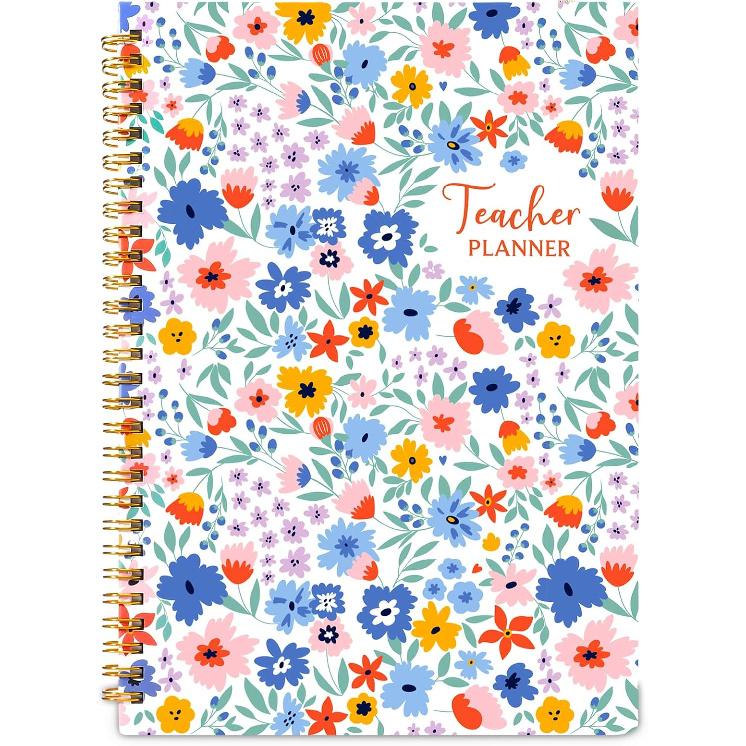 Teacher Planner 2026-2027, 7x10   Undated Lesson Planners Teacher Planner Academic Year with Elasstic Band, Back Pocket for Classroom or Homeschool
