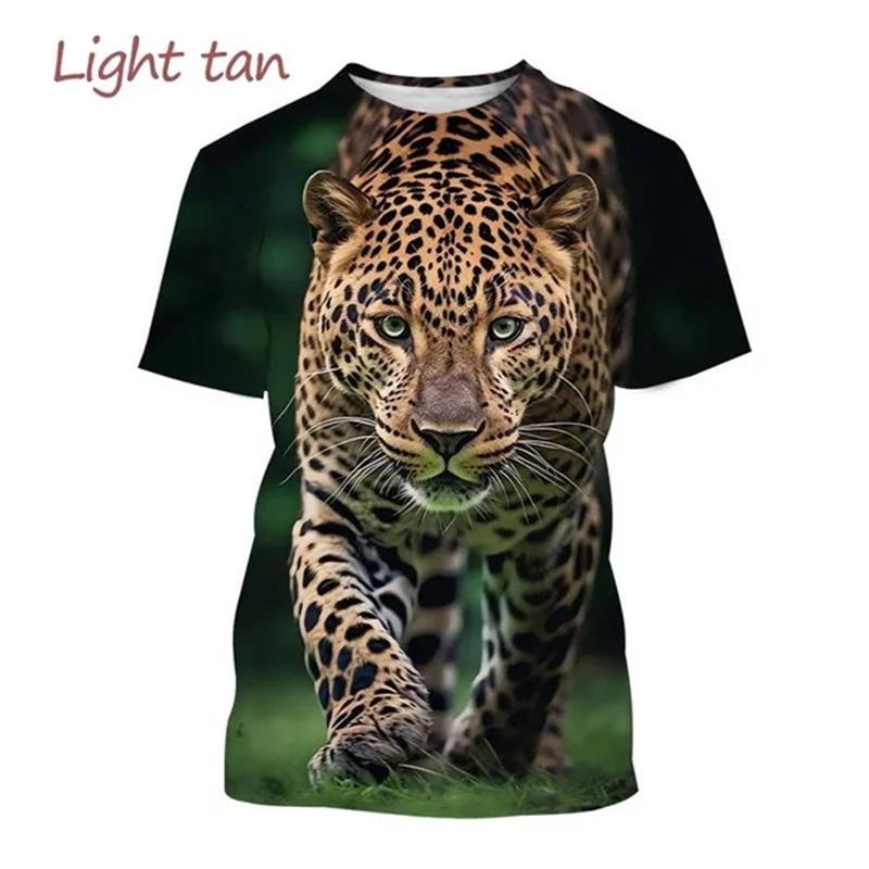 

Arrivals Cheetah 3D T Shirts Fashion Wild Animal Series Leopard Casual Street T-Shirt Comfortable Breathable Tops Tees XXXL