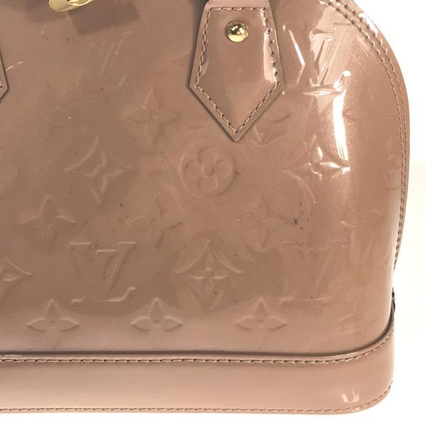 LOUIS VUITTON Vernis Handbag Shoulder Bag Monogram Vernis Rose Velur  M91585 Used