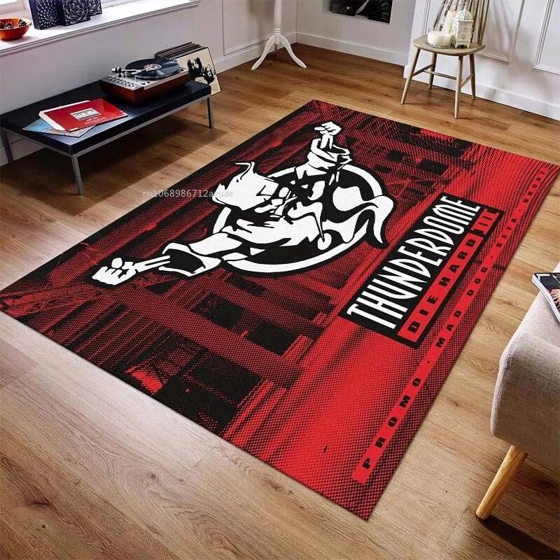 

Thunderdome Logo Play Mat Music Festival Entrance Doormat Anti-Slip Room Decoration For Living Room Bedroom Gift Home Decoration