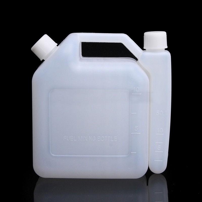 Pro 1.5L 2-Stroke Oil Petrol Fuel Mixing Bottle Tank for Trimmer Chainsaw 1:25 T