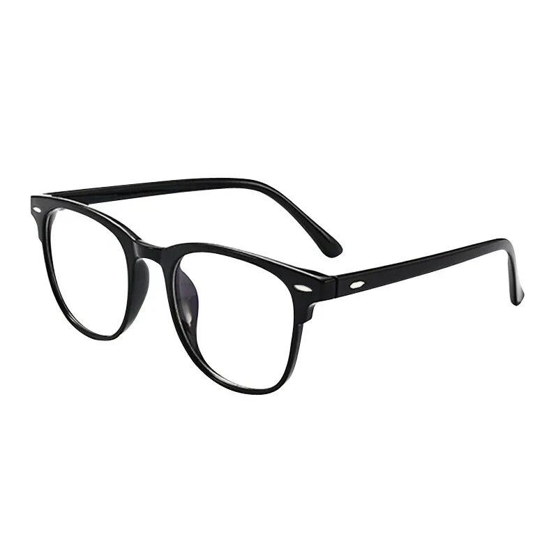 Transparent Computer Glasses Frame Woman Man Anti Blue Light Round Glasses Blocking Glasses Optical Lens Eyeglasses
