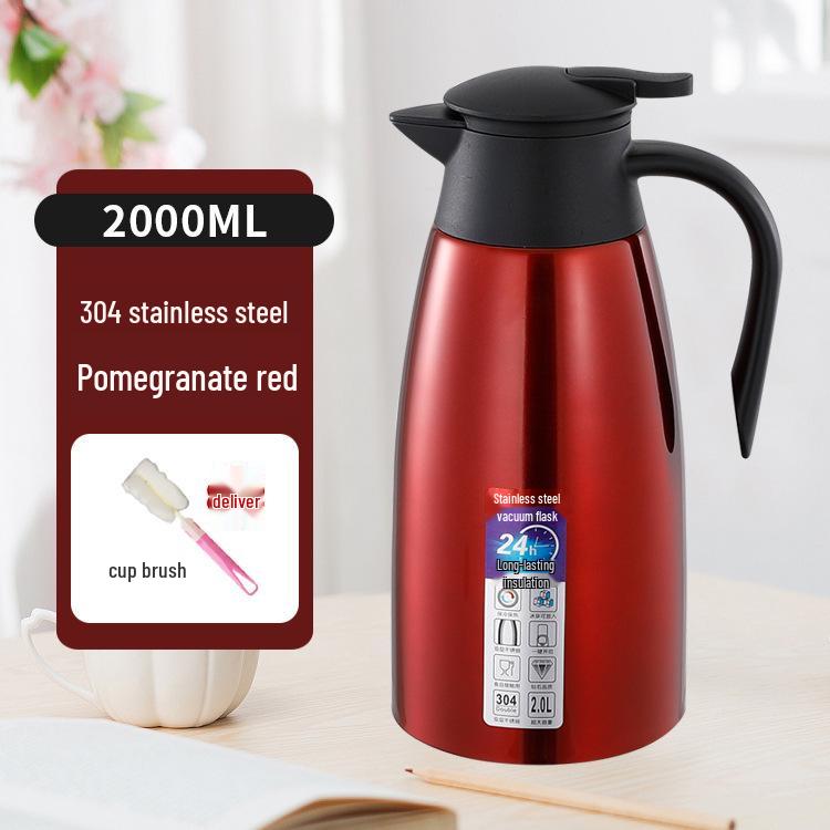 304 Stainless Steel Insulated Kettle for Commercial Use in Hotels, Restaurants, and Teahouses