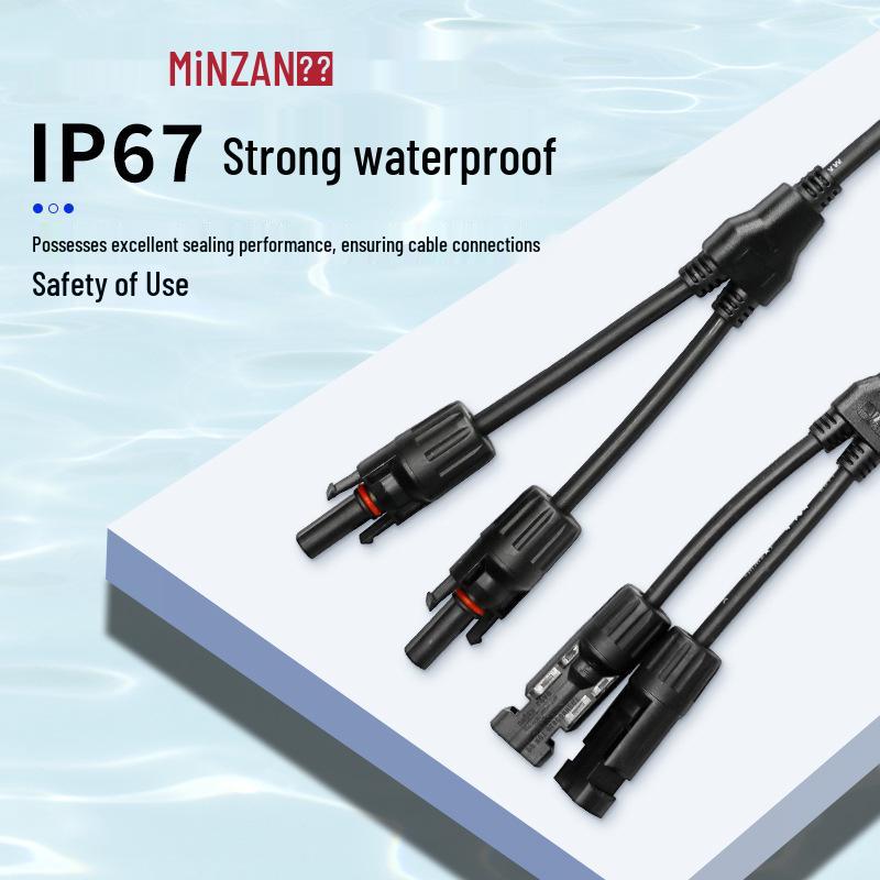 MC4Y Waterproof Solar Panel 4/5-Way Connector Plug
