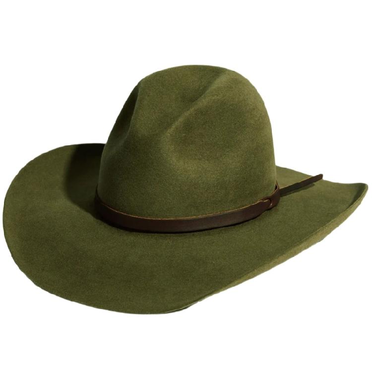 Classical Homburg Hat Cowboy Hats Gift for Boyfriend Top Hat Wide Brimmed