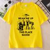 Beam Me Up This Place Sucks T Shirt Funny Alien Graphic Tee Unisex Unisex Space Humor Tshirt Cotton Short Sleeve Printed Tshirts
