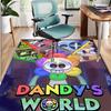 Dandy's World Pattern Rug, Indoor/Outdoor Mat, for Picnic, Gameroom, Bedroom, Office, Living Room, Home Decor Carpet, Birthday Gift