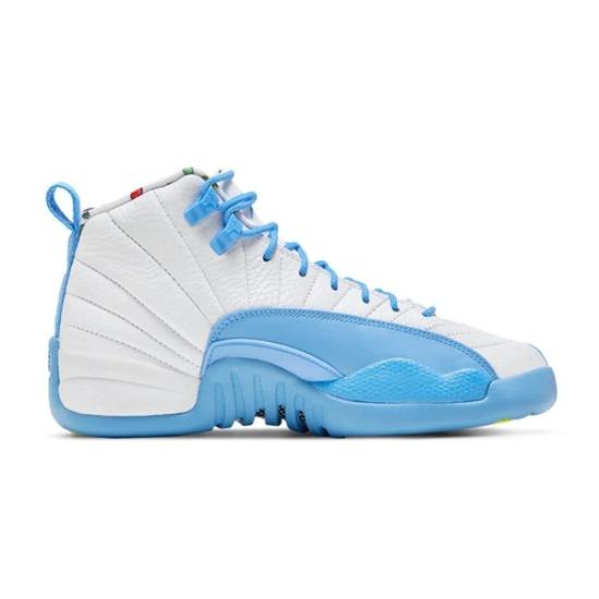 Air Jordan 12 Retro Mid Emoji Retro Sneakers GS DQ4365-114