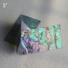 4x7cm Japanese Style Mother-of-Pearl Abalone Shell Nail Stickers with Adhesive, Colorful Patterns, Bendable Ornaments.
