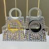 Fashionable Dinner Bag for Ladies, Full-diamond Crossbody Bag for Women, Light Luxury and Elegant Chain Bag