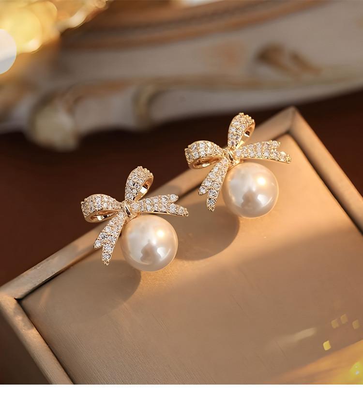Retro Bow Earrings for Women