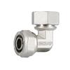 Aluminum-Plastic 90-Degree Elbow Pipe Fitting, Internal Thread, Fits 1216 and 1620 Solar Water & Gas Pipes, 4-Point & 6-Point Copper.
