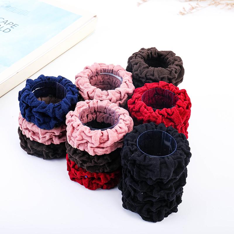 

High Elastic Korean Style Seamless Hair Tie for Women - Perfect for Buns and Hairstyles.
