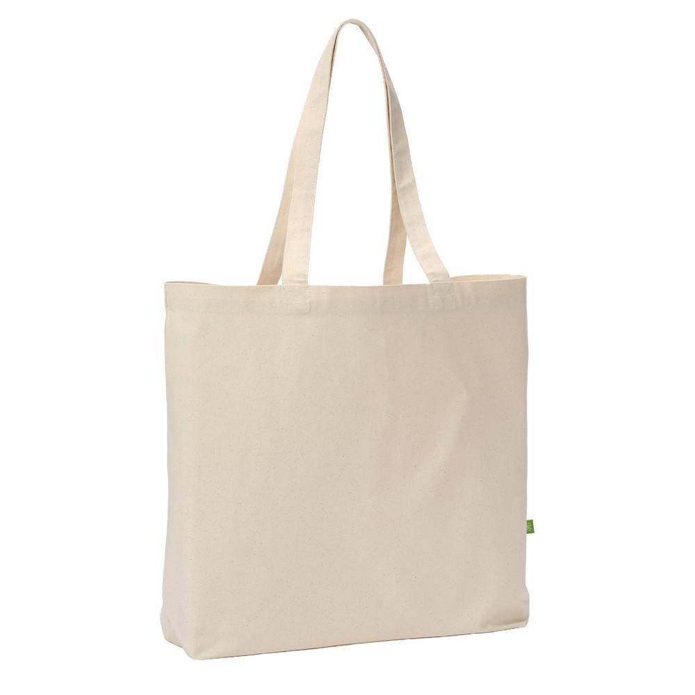 Nutshell Landscape Natural Canvas Flat Base 14L Shopper