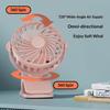 720 Degree Rotate Clip Mini Fan Built In Soft Night Light Quiet Portable Personal Cooler Fan USB Rechargeable Indoor Outdoor