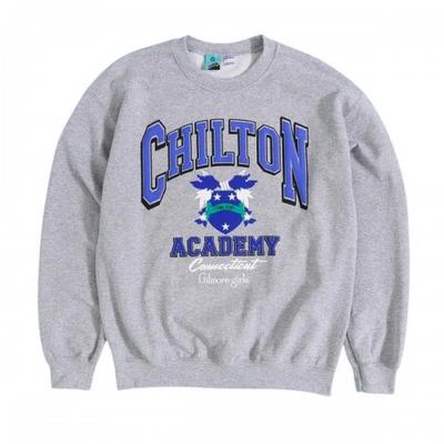 Gilmore Girls Unisex Adult Chilton Academy Puff Print Sweatshirt