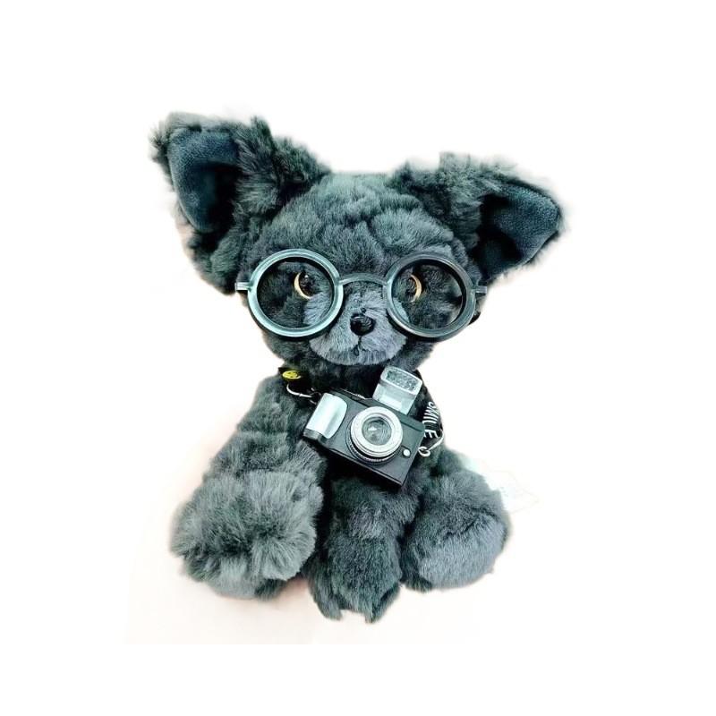 Devon Rex Cat Plush Toy With Pp Cotton Filling For Kids Gift And Christmas Decor
