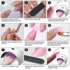 Kit de Gel UV de Poliuretano Todo Para Manicura Set de Extensión de Uñas Solución Deslizante Acrílico Constructor Esmalte Herramienta de Arte Diseño Puntas de los Dedos - YX 25-26