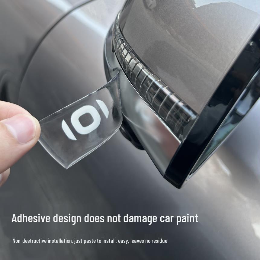 Changan Qiyuan A07 Car Mirror Scratch-Resistant Sticker with Transparent Epoxy Resin and Anti-Collision Protection