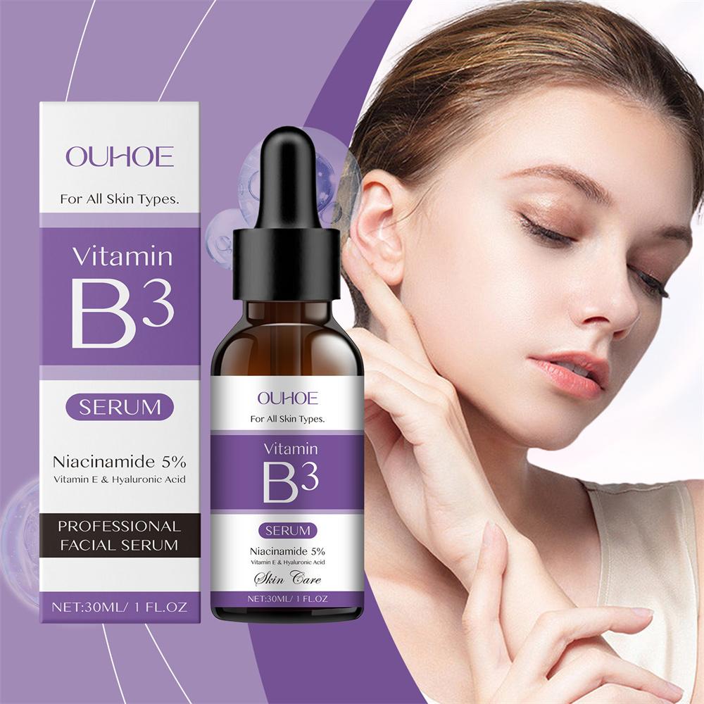 Hoygi Niacinamide Facial Serum Vitamin B3 Wrinkles Pigment Dark Spot Removal Correcting Glow Serum Face Whitening Moisturizer