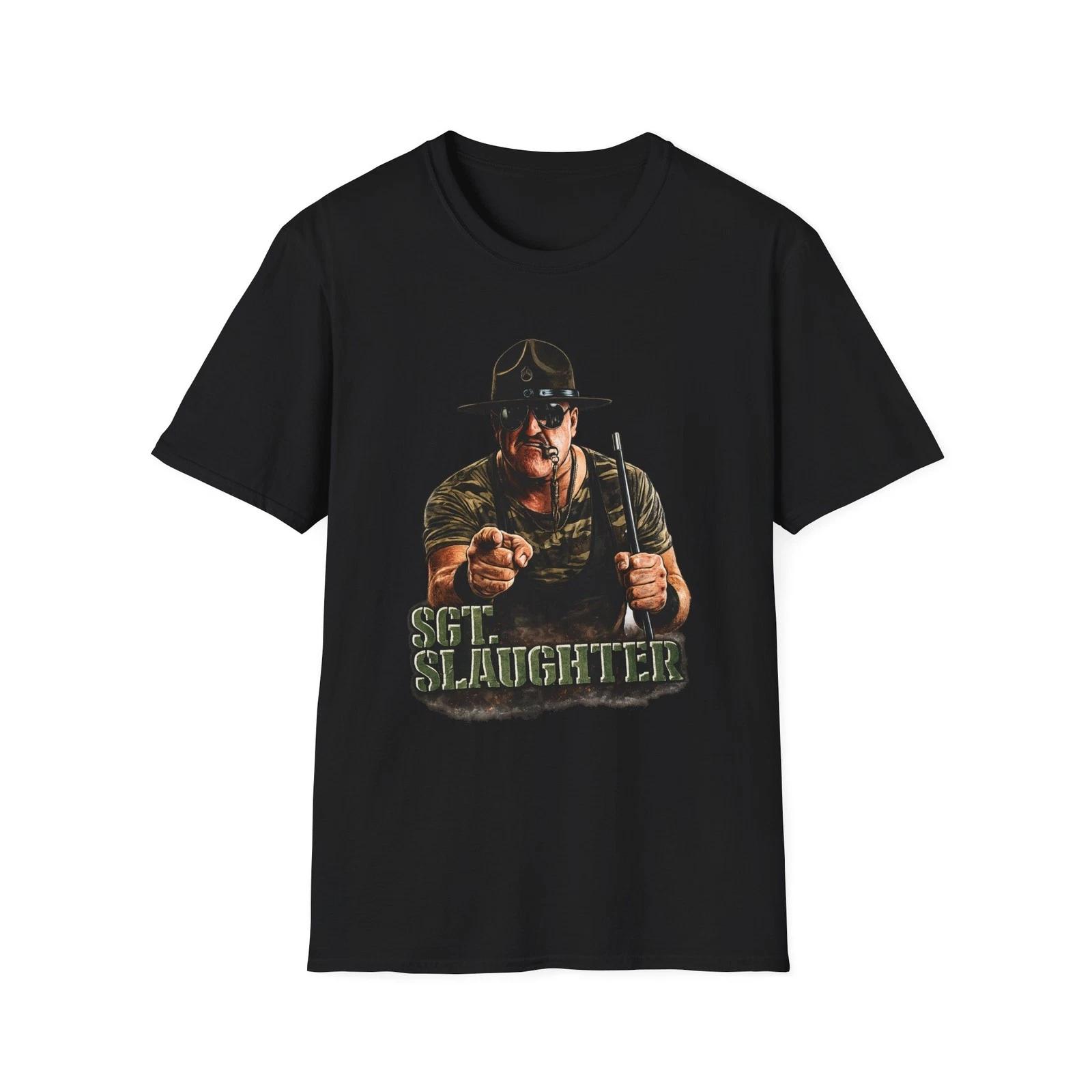 Sgt. Slaughter design T-Shirt |  Military Drill Instructor 90s wrestling XXL