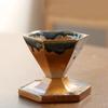 Vintage Ceramic Mug Japanese Coarse Pottery Afternoon Tea Cup Creative Hexagonal Funnel Coffee Cup Home Kitchen Drinking Utensil