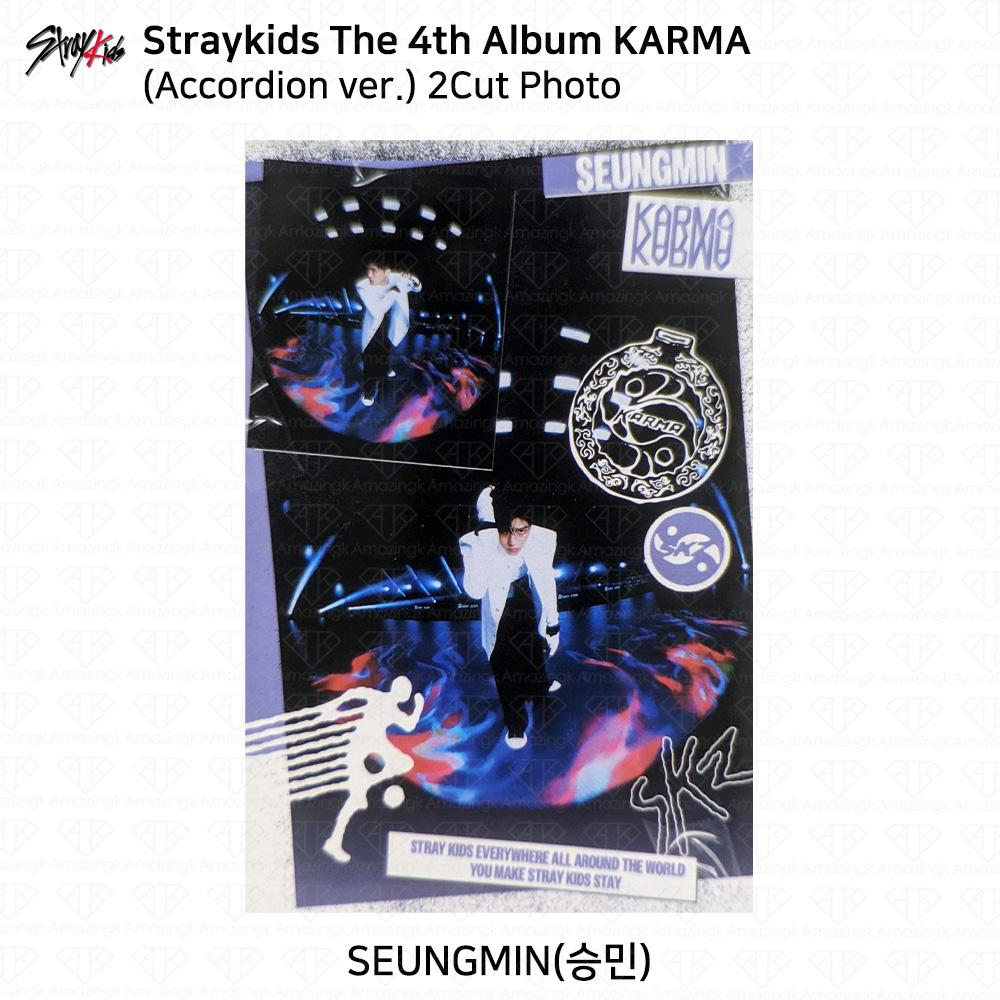 Stray Kids 4. Album Karma wersja Akordeon Oficjalna Fotokarta