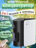 VARON Portable Oxygen Concentrator Oxygen Device For Home Adjustable Concentration 1-7L/min 2in1 Oxygen In-ha-la-tion Ato-mi-zation