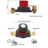 Robuster Batterie-Trennschalter für Wohnmobil und Boot 12V 48V Wasserdicht