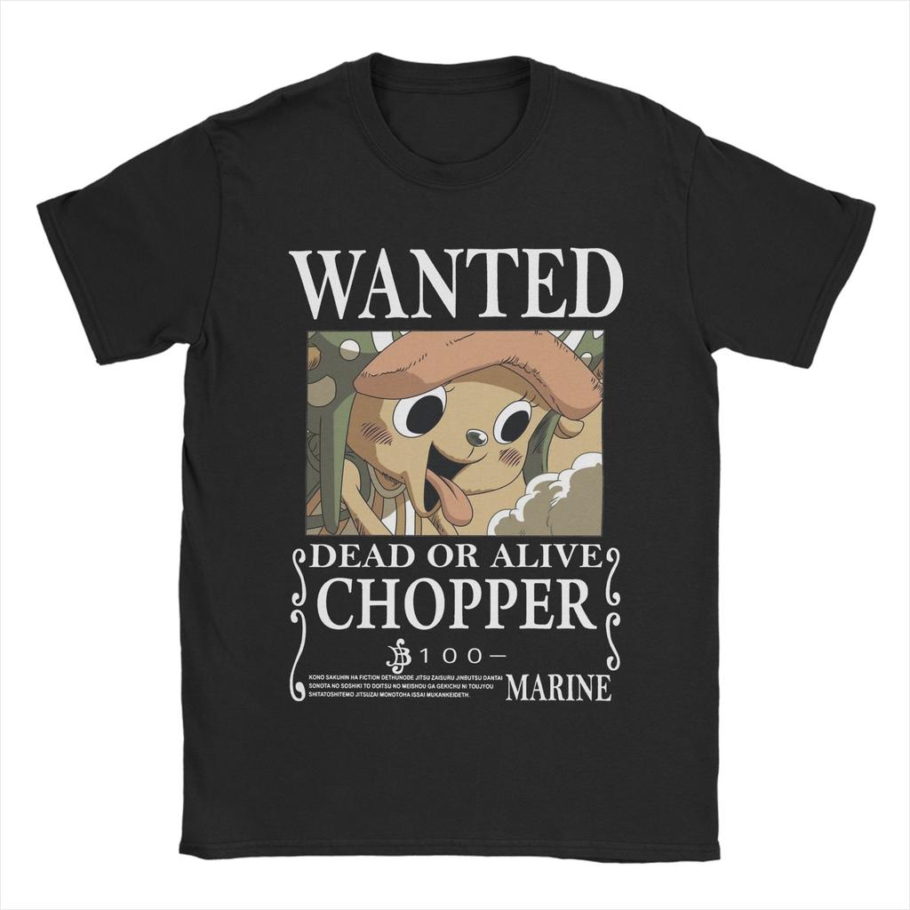 Casual Cute Tony Tony Choppers TShirt Men O Neck 100 Cotton T Shirt Japanese Anime Short Sleeve Tee Shirt Gift Idea Tops