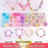 Beaded Toy Kit for Girls: DIY String Beads for Handmade Necklaces - Educational Birthday Gift