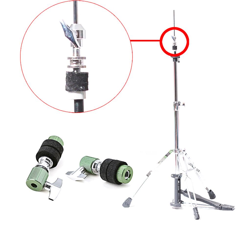 Alloy Drum Clutch Thickened Lever Drop Clutch Soft Felt Pad Cymbal Rack Separator Jazz Drum Parts Accessories for Hi Hat Cmbal