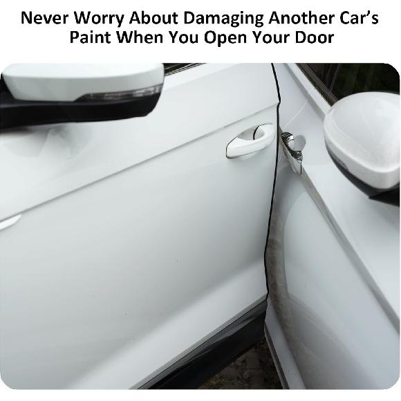 16.5FT(5M) Car Door Edge Guards U-Shaped Trim Edge Protector With Built-In Metal Clips, Scratch And Ding Protection For Cars And Trucks, Black