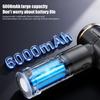 Multifunctional Car Vacuum Cleaner Featuring Removable Battery For Emergency Use High Suction And Easy Type C Charging
