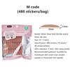 480 Pcs Lift Strips Makeup Tools Beauty Double Eyelid Tape Lace Mesh Eyelid Sticker Invisible Eye Stickers Self-Adhesive Fiber