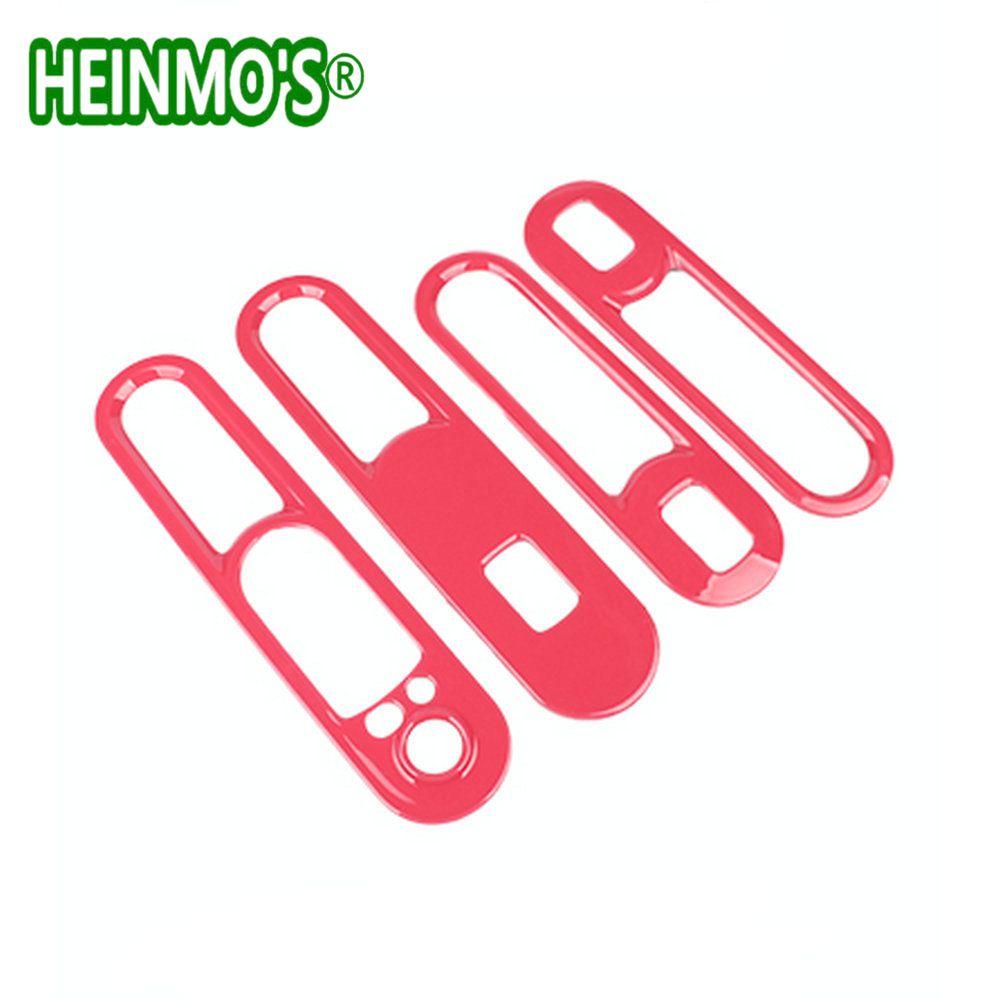 

4 шт. для Mini Cooper Countryman F60 аксессуары автомобильный дверной стеклоподъемник панель переключателя наклейка декоративная крышка для мини розовый