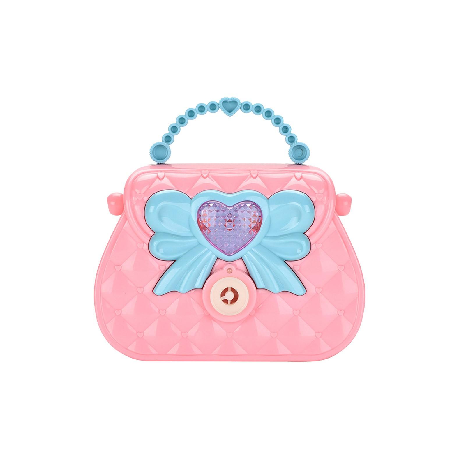 

Сумка для девочек с имитацией игрового домика, сумка-мессенджер принцессы, рюкзак Bubble Machine, 68 мл One Size розовый