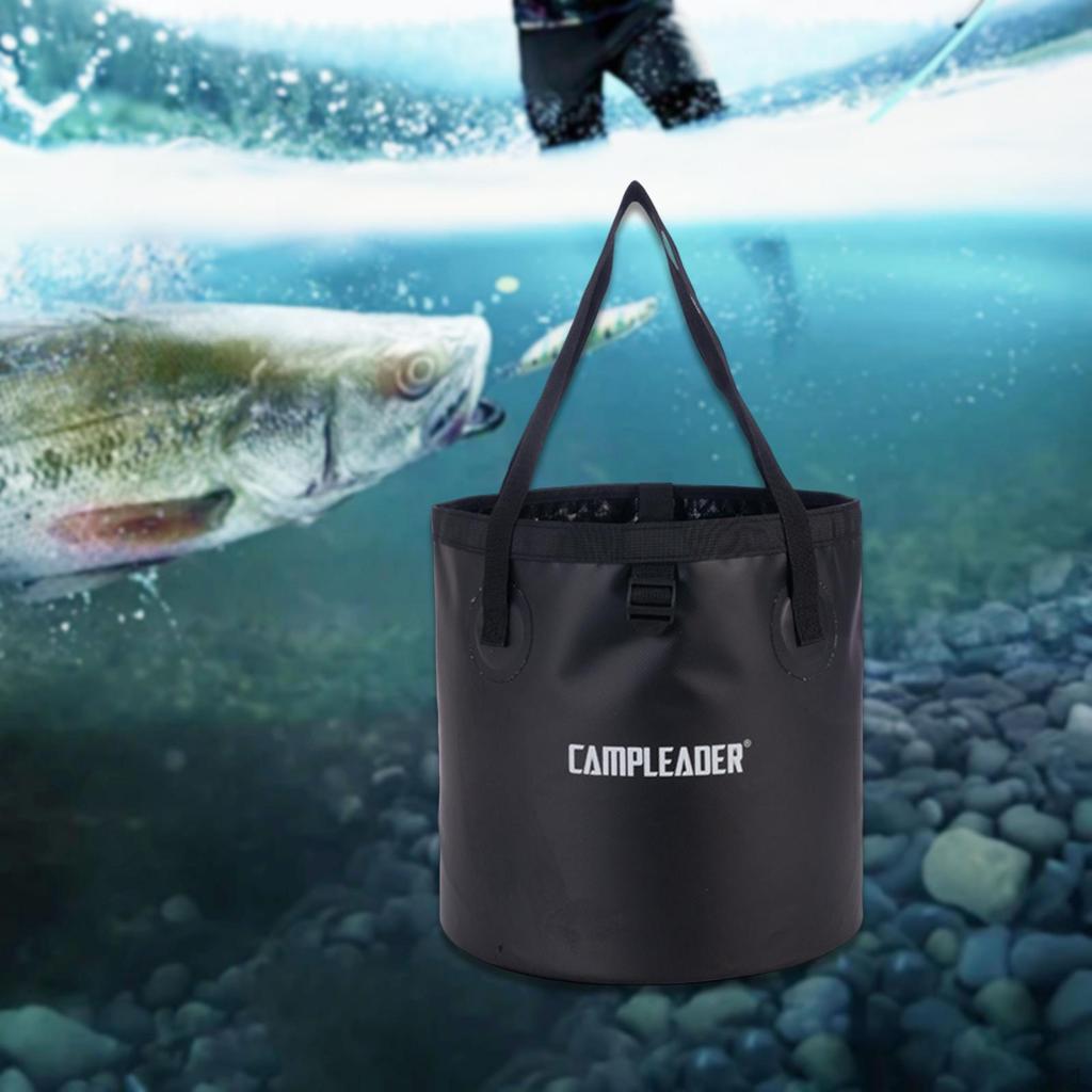 Faltbarer Eimer für den Außenbereich, Camp-Waschbecken, vielseitiger Wasserbehälter zum Wandern und für den Garten